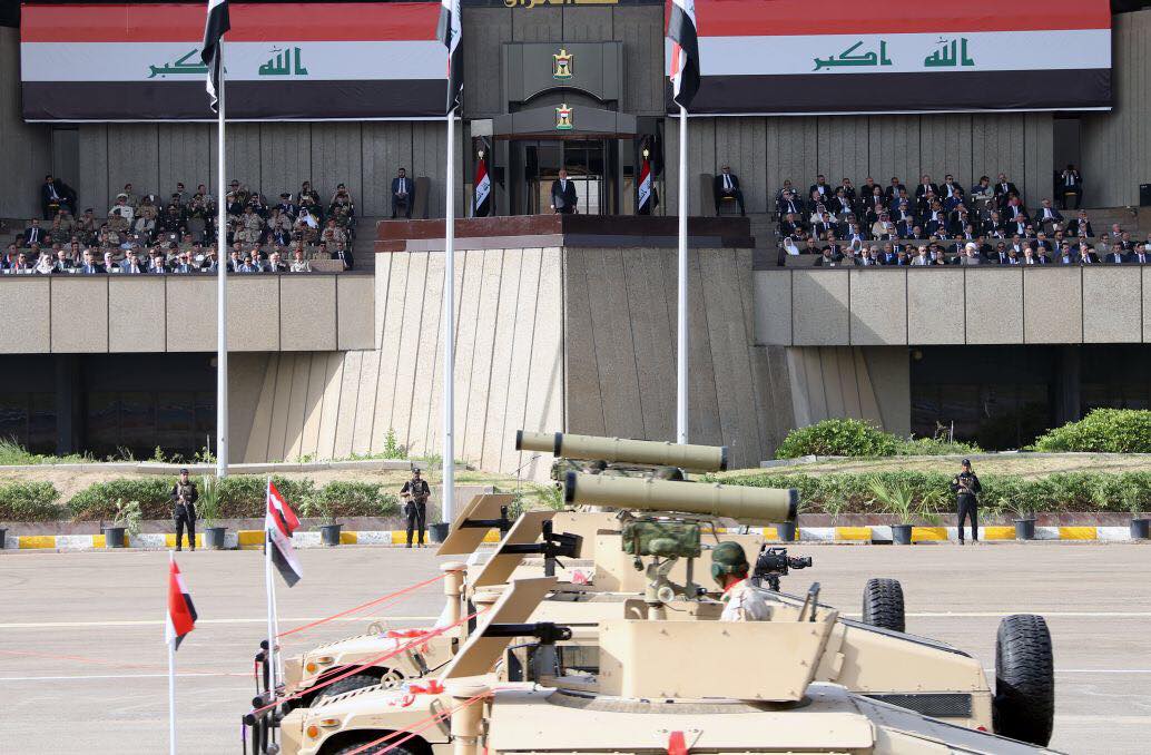 Iraq celebrates victory over the Islamic State (IS)  with a military parade in Baghdad, July 15, 2017. (Photo: Iraqi Prime Minister’s Press Office)